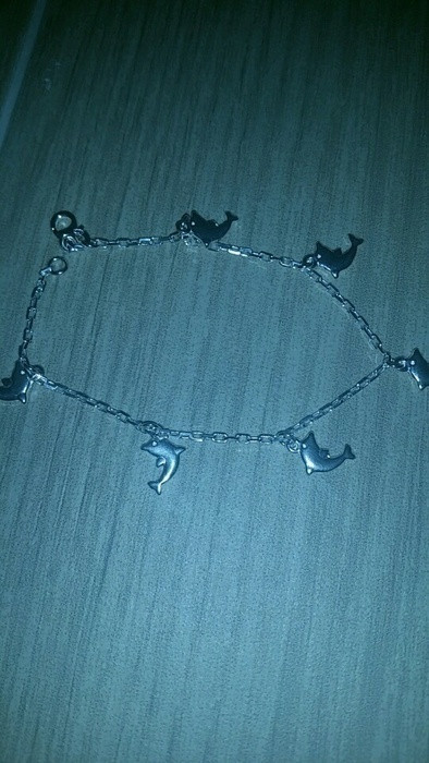 Bracelet dauphins argent 1