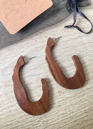 Boucles d’oreilles en bois femme boheme chic neuve, marque: Boheme, état: Neuf sans étiquette, 4,00 €, 4,90 € Protection acheteurs (Pro) incluse