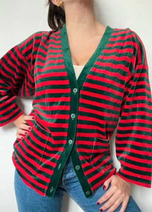 Gilet vintage en velours rayé Pierre Cardin, marque: Pierre Cardin, état: Très bon état, taille: L / 40 / 12, 35,00 €, 37,45 € Protection acheteurs incluse