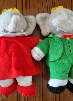 Peluches Babar et Céleste vintage Lansay, marke: Lansay, zustand: Zufriedenstellend, größe: Neugeborenes / 44, 5,00 €, 5,95 € inklusive Vinted-Käuferschutz