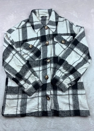 Veste Flanelle shein XL Femme Noire et Beige 0540, marque: Shein, état: Bon état, taille: XL / 42 / 14, 10,00 €, 11,20 € Protection acheteurs (Pro) incluse