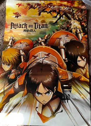 Poster attaque des titans, brand: pas de marque, condition: Good, €5.00, €5.95 includes Buyer Protection