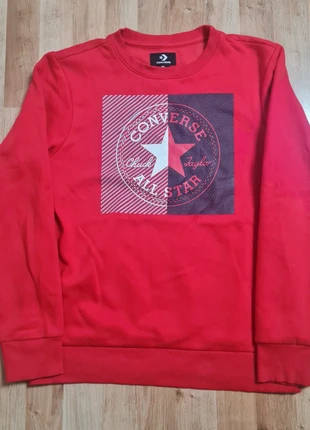 Converse All Star Chuck Taylor Jumper Unisex Red Size 13 - 15 Years XL, marque: Converse, état: Très bon état, taille: 13 ans / 158 cm, 8,99 €, 10,14 € Protection acheteurs incluse