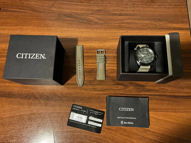 Citizen eco drive on sale ricarica