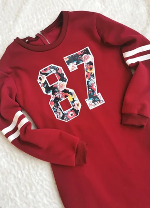 Jolie robe sweat longue bordeaux fourré polaire M 38, brand: Jolie, condition: Very good, size: M / 38 / 10, €8.00, €9.10 includes Buyer Protection