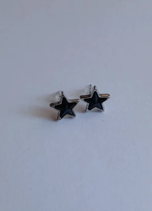 Orecchini a stella nera – minimal dark, marque: goth, état: Neuf sans étiquette, 3,50 €, 4,38 € Protection acheteurs incluse