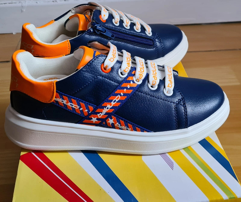 Sneakers Balducci - bleu électrique et orange - EU32 2