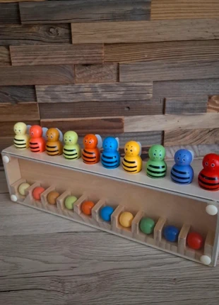 🐝 wooden guessing game montessori style fine motor skills toy, brand: guessing bees unb, condition: Very good, size: One size, £12.90, £14.23 includes Buyer Protection