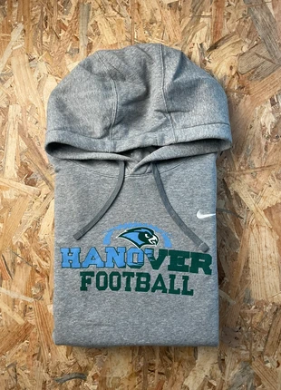 Sweat pull à capuche Sport Hoodie Nike gris Hanover Football logo vert/bleu XXL, brand: Nike, condition: Good, size: XXL, €14.00, €15.40 includes Buyer Protection