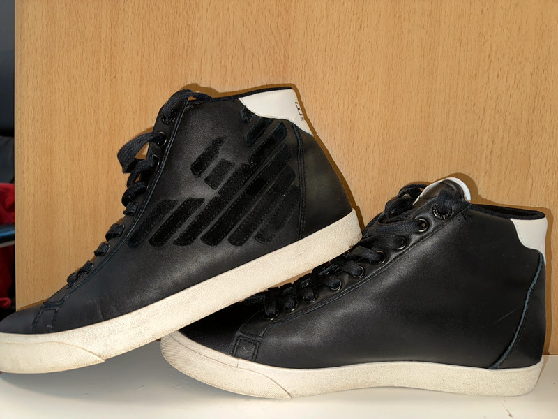 Emporio armani sales high top trainers