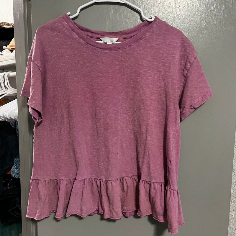 Purple Ruffle Top 2