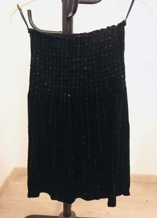 Top en voleur noir , condition: Good, size: S / 36 / 8, €2.00, €2.80 includes Buyer Protection