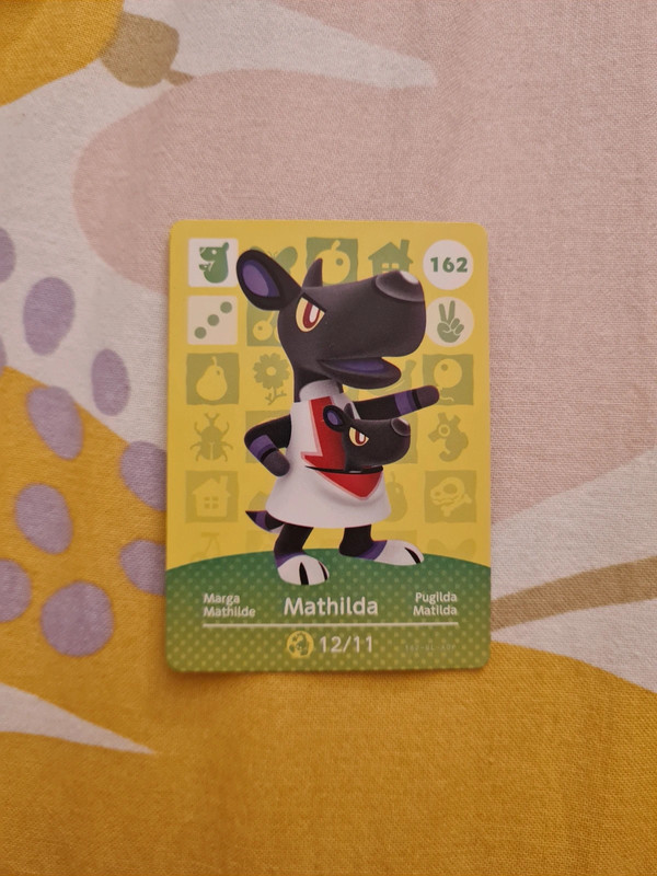 Carte Amiibo Animal Crossing Mathilda