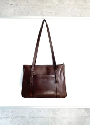 Sac Porté Épaule / Handbag Clarys Old Money Premium Luxury Leather - Brown / Marron, brand: Vintage Dressing, condizioni: Ottime, €22.00, €23.80 include la Protezione acquisti