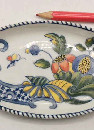 Vide poche porcelaine ancien style Rouen, marque: Fait Main, état: Très bon état, 10,00 €, 11,20 € Protection acheteurs incluse