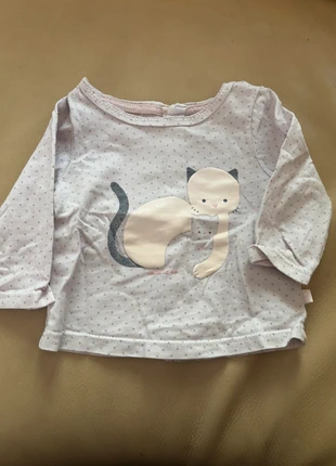 T-shirt bébé, brand: Obaïbi, condition: Satisfactory, size: Up to 1 month / 50 cm, €1.00, €1.75 includes Buyer Protection