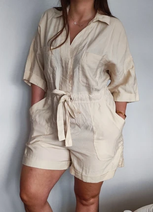 ZARA playsuit Beige yellow Jumpsuit Travel Comfort, brand: Zara, condition: Very good, size: M / UK 12-14, £25.00, £26.95 includes Buyer Protection