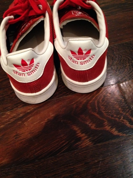 Stan Smith rouge croquo 3