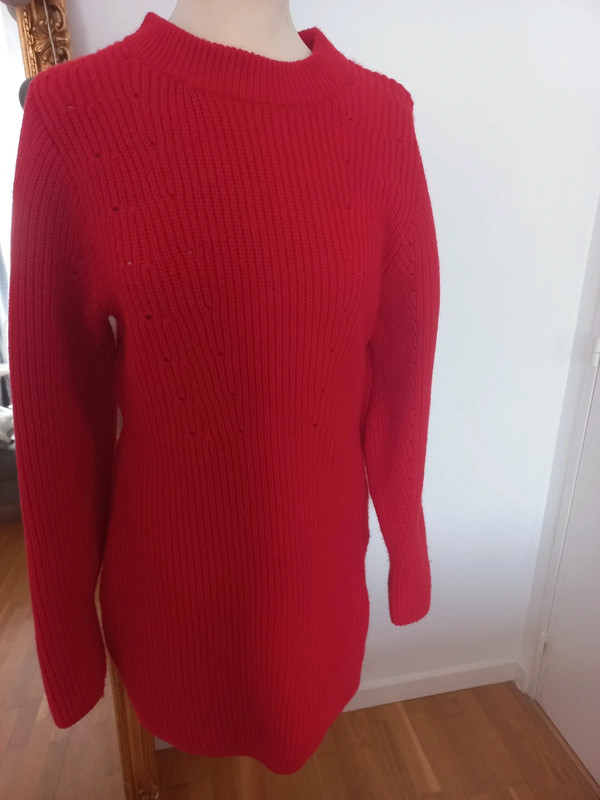 Robe pull rouge chaude neuve 2