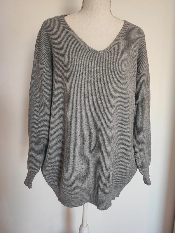 Longpulli grau by Vazzola 1