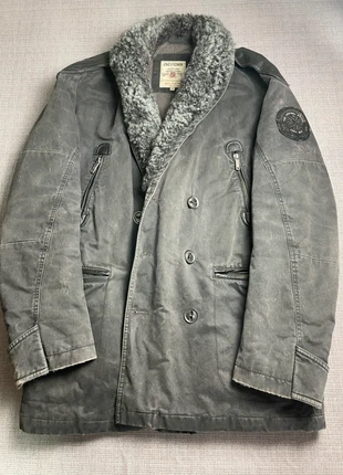 Manteau long / duffle coat épais vintage Chevignon noir anthracite Homme XXL, brand: Chevignon, condition: Good, size: XXL, €30.00, €32.20 includes Buyer Protection