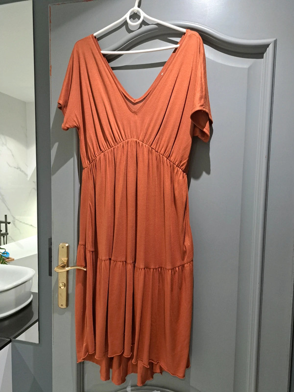 Zara sukienka Musztardowa oversaiz - Vinted