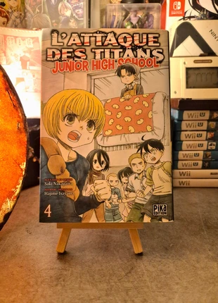 Manga L'Attaque des Titans Junior High School Tome 4 (Hajime Isayama) 2016 Pika RARE, estado: Muito bom, €18.99, €20.64 inclui Proteção do Comprador