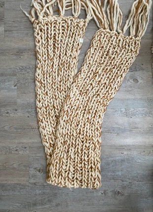 🧣 Écharpe grosse maille – Fait main / style artisanal, marque: Fait Main, état: Très bon état, 2,50 €, 3,33 € Protection acheteurs incluse