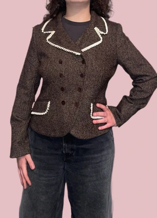 Tailleur vintage 123 marron, marque: 123, état: Très bon état, taille: XL / 42 / 14, 24,50 €, 26,43 € Protection acheteurs incluse