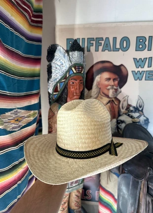 Chapeau western américain cowboy american western express rodéo Yellowstone paille straw, brand: Western express, condition: New with tags, size: 56, €39.00, €41.65 includes Buyer Protection Pro