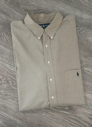 Chemise à carreau Ralph Lauren beige et noir taille XXL, brand: Ralph Lauren, condition: Very good, size: XXL, €25.00, €26.95 includes Buyer Protection