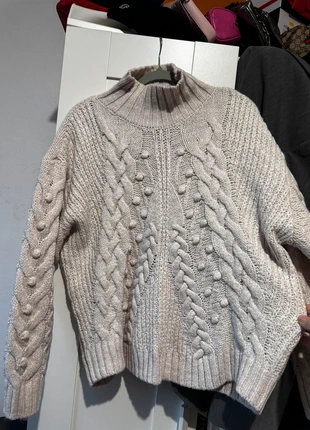 Camisola quentinha beige/rose, marke: Primark, zustand: Neu, größe: L / 40 / 12, 12,00 €, 13,30 € inklusive Vinted-Käuferschutz