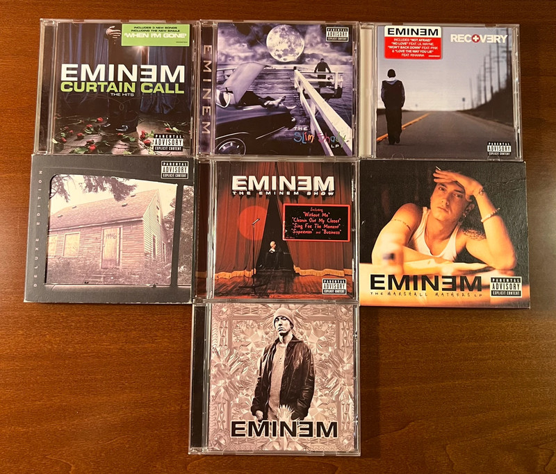 Lotto CD Eminem rap/hip hop americano
