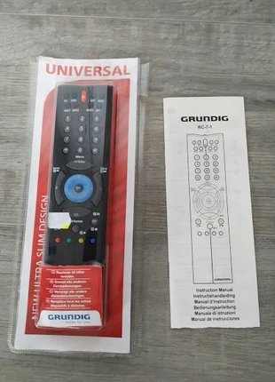 Nieuw Grunding universele afstandsbediening type RC-7-1, marca: Grundig, estado: Nuevo con etiquetas, 3,50 €, 4,38 € Protección al comprador incluida