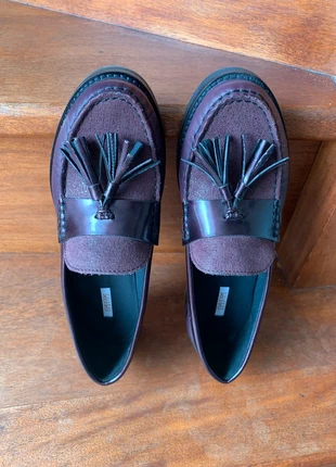 Chaussures GEOX femme 36 – mocassins cuir & daim violet, brand: Geox, condition: Very good, size: 36, €13.00, €14.35 includes Buyer Protection