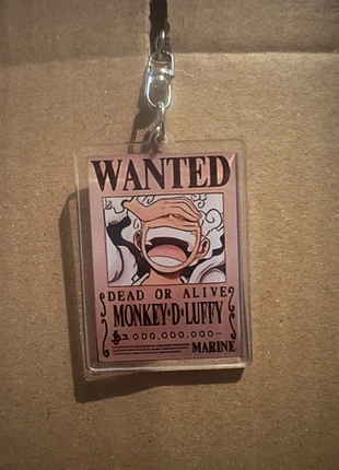 One piece acrylic keyring wanted poster Luffy, brand: OnePiece, condition: New without tags, £3.00, £3.85 includes Buyer Protection