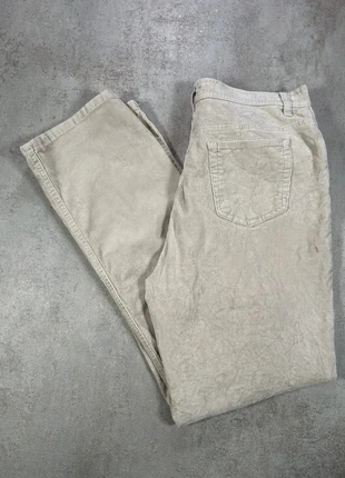 Pantalon Vintage En Velours Côtelé / Corduroy Bill Blass gris clair droit taille 12, marke: Vintage Dressing, zustand: Sehr gut, größe: L / 40 / 12, 14,00 €, 15,40 € beinhaltet Vinted-Käuferschutz Pro