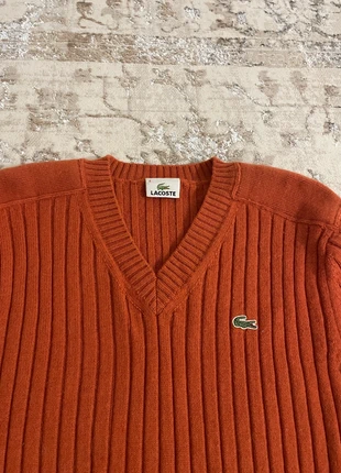 Sweat Lacoste V-Neck Col V Wool Logo Vintage Old Money Classy Elegant Gentleman Casualwear Size M, marca: Lacoste, estado: Muito bom, tamanho: M, €40.00, €42.70 inclui Proteção do Comprador