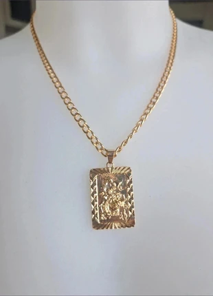 Collier fantaisie doré pendentif dragon, marque: Inconnu, état: Très bon état, 2,00 €, 2,80 € Protection acheteurs incluse