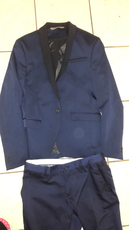 Costume cheap bleu zara