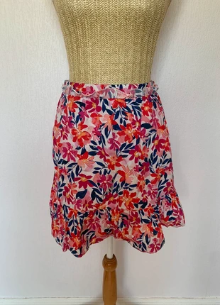 Jupe en coton blanche & multicolore - Naf naf - L, marke: Naf Naf, zustand: Sehr gut, größe: L / 40 / 12, 5,40 €, 6,37 € inklusive Vinted-Käuferschutz