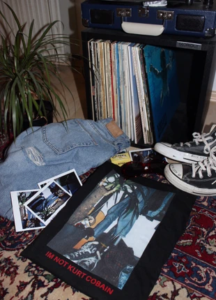 Kurt Cobain Shirt, état: Neuf avec étiquette, taille: S / 36 / 8, 27,00 €, 29,05 € Protection acheteurs incluse