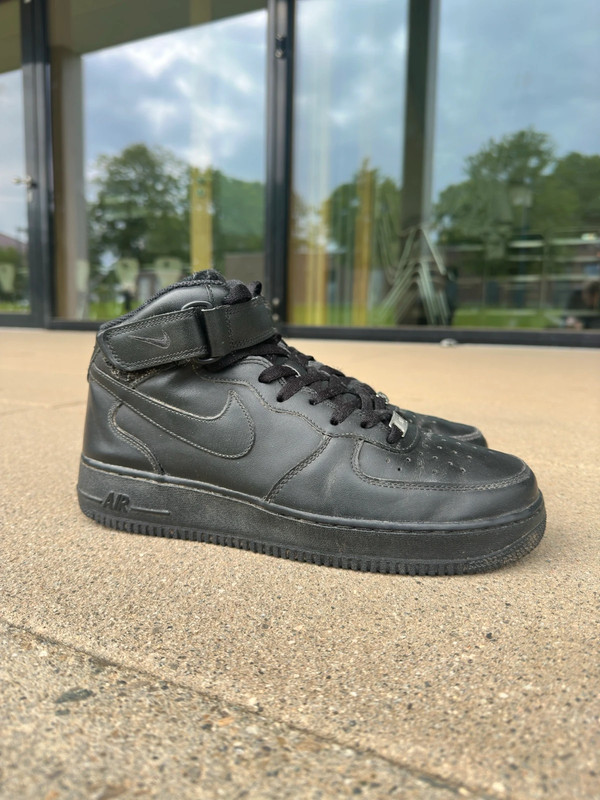 Nike Air Force 1 dreifach schwarz AF1 Mid Herren 9 Basketball Vinted