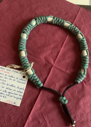 Collier en perles EM anti-tiques et anti-puces 39 cm, brand: Fait Main, condition: New with tags, size: M, €19.50, €21.18 includes Buyer Protection