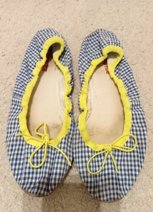 Bailarinas Vichy y flúor. N. 35.Topise, merk: Topise, staat: Heel goed, maat: 35, € 12,00, € 13,30 inclusief Kopersbescherming