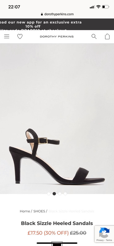 Black high sales heels size 3