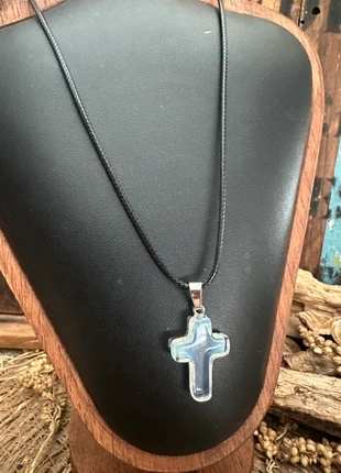 Glazen kruis hanger / doorzichtig / Faith, brand: Faith, condizioni: Nuovo senza cartellino, €4.99, €5.94 include la Protezione acquisti