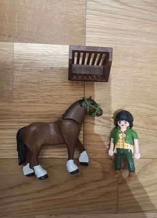 6947 Playmobil Cavaliers avec poneys et cheval - Playmobil - Achat & prix