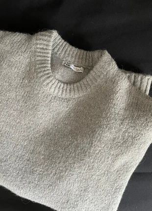 Pull gris laine oversize, marque: Zara, état: Neuf sans étiquette, taille: M / 38 / 10, 30,00 €, 32,20 € Protection acheteurs incluse