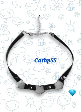 Ras de cou cœurs métal choker acier 🖤 ajustable neuf, brand: Punk, condition: New without tags, €5.90, €6.90 includes Buyer Protection